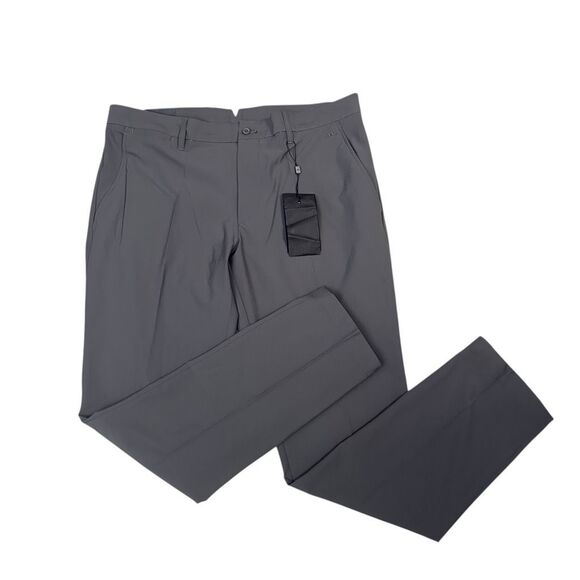 J. Lindeberg Men’s  Ellot Golf  Pants in Volcanic Ash Size 36x 32 NEW srp $155 - Picture 1 of 11
